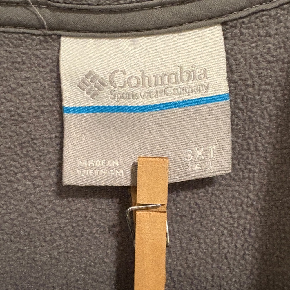 🧥 Columbia Men's Color-Block Half Snap Fleece Pullover - Size 3XT 🧊 - Picture 9 of 14